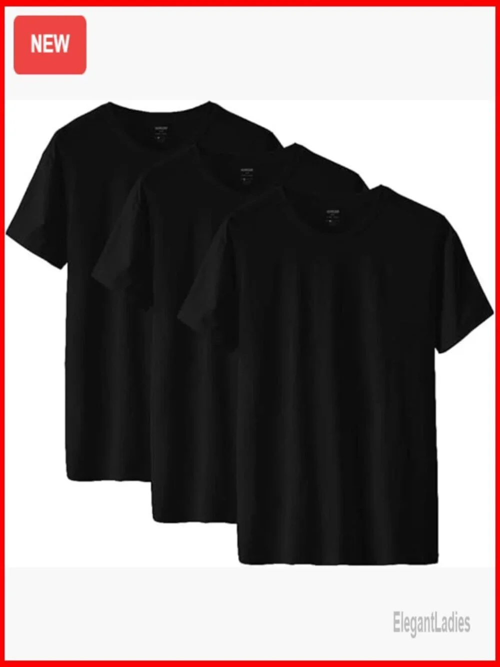 Soft Modal V-Neck Undershirts 3-Pack, Classic Fit, Short Sleeve